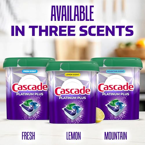 Cascade Platinum Plus Dishwasher Detergent Pods Dish Soap Lemon 57 Count - image 7