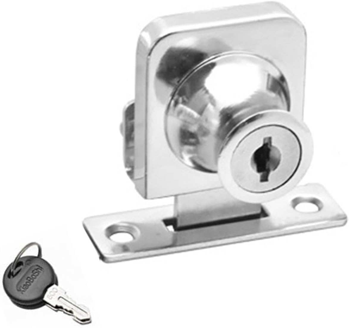 Security Cam Lock Cabinet Locks 2 Sets with Keys for 5-8mm Sliding Glass Doors Multicolor(Color7)