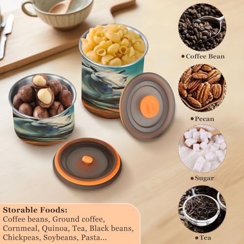 Envase de Acero Inoxidable Hermético para Café 900 ml miniatura 5