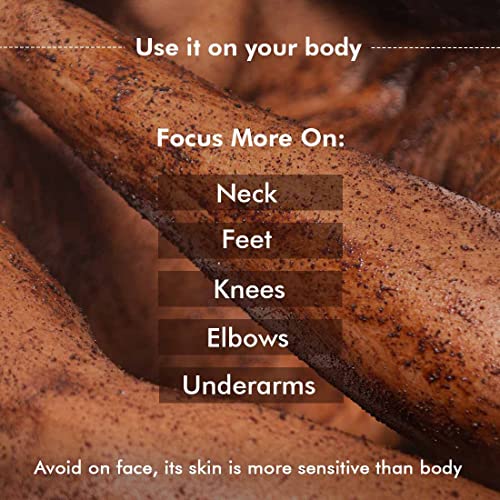 mCaffeine Exfoliating Coffee Body Scrub for Tan Removal & Soft-Smooth Skin | For Women & Men | De-Tan Bathing Scrub with Coconut Oil, Removes Dirt... - Image 5