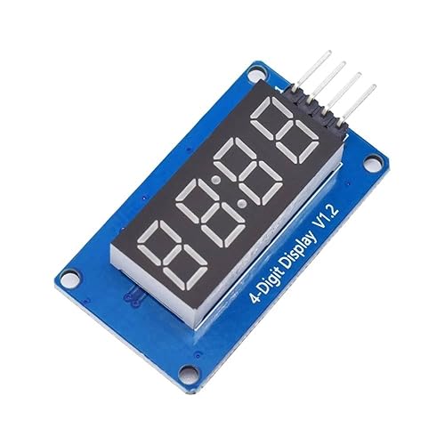 Miniatura 4 de TM1637 Módulo de pantalla LED para Arduino 7 segmento 4 bits 0.36 pulgadas reloj rojo ánodo digital tubo cuatro serie controlador placa paquete