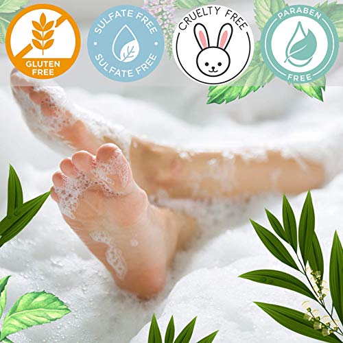 L LUSETA Luseta Tea Tree Oil Body Wash with Mint 33.8oz, Best Body Wash for Sensitive Skin, Sulfate free, Helps Body Odor, Athlete's Foot, Jock Itch, Ringworm, Skin Irritations, Shower Gel for Women