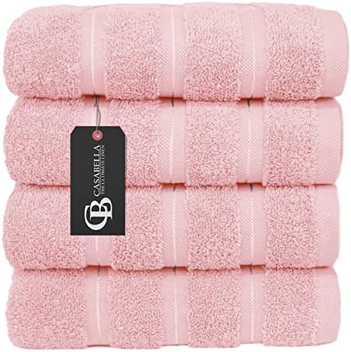 Casabella Premium Quality 2 Pk Purple Bath Sheets 100% Combed Cotton 650 GSM Jumbo Bath Sheet Set Quick Dry Towels Bath Sheets Highly Absorbent 2 Purple Extra Large Bath Towels