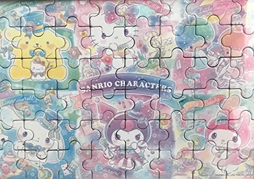Sanrio Characters A5 Size 48pice Jigsaw Puzzle (Glitter Fairy Tale)