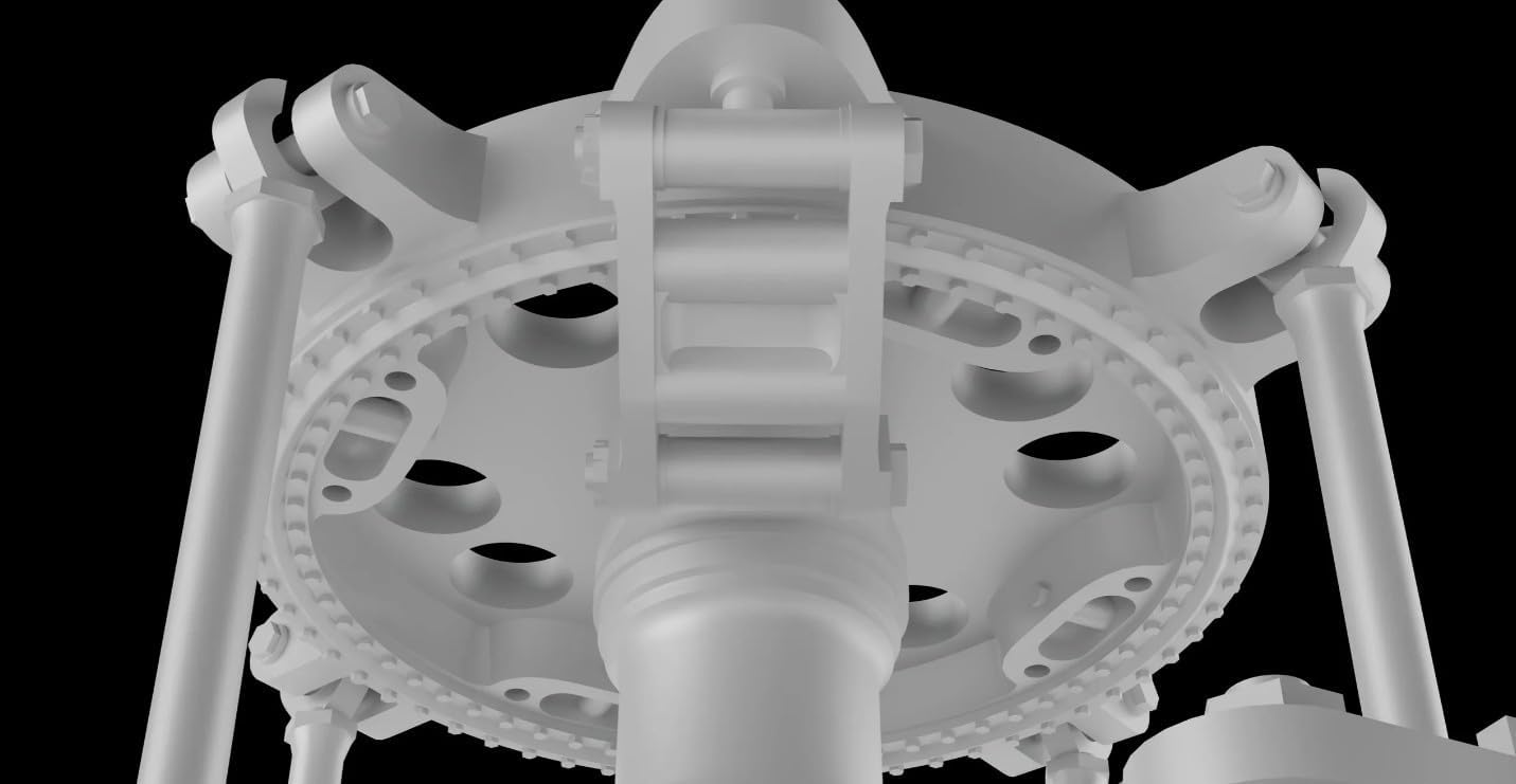 MDR3266 1/32 Main Rotor for MH-60, UH-60, HH-60 3D Printed Detail Set