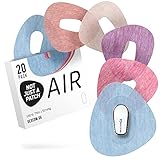 Not Just A Patch Air (20 Pack) - CGM Dexcom G6 Adhesive Patches with Hole -Thin, Strong and Light, 14 Day Adhesion, Durable Dexcom Patches G6 Sensor Protectors in Multicolor