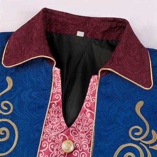 Veste queue-de-pie steampunk pour homme costume gothique medieval tailcoat retro