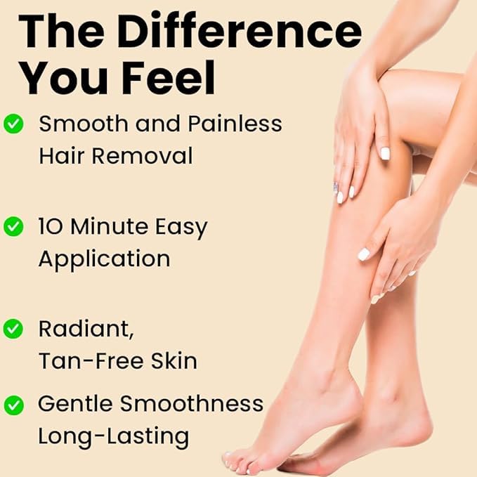 Women Chocolate Hair Removal Powder, 10 Minute Full Body Waxing Powder, Painless And Natural Solution For Unwanted Hair And Parlour Like Result At Home pack of 2