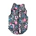Howstar Pet Camouflage Cold Weather Coat, Small Dog Vest Harness Puppy Winter Padded Outfit Warm Garment (M, Black)