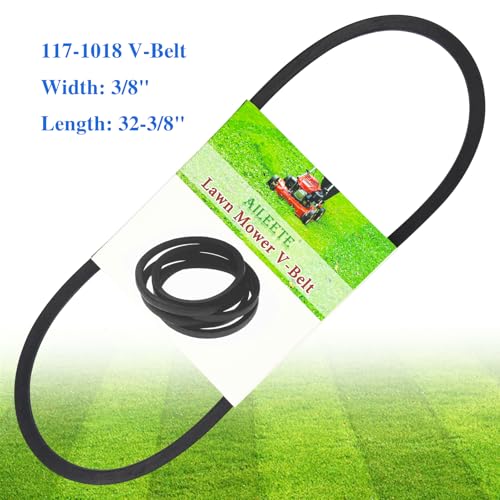AILEETE 117-1018 V-Belt 3/8" x 32-3/8" for Toro 22 inch Recycler Lawn Mower 20330 20331 20339 20370 20371 20377 20378 20379, Replaces Toro Recycler 22 Drive Belt 117-1018 - Image 3