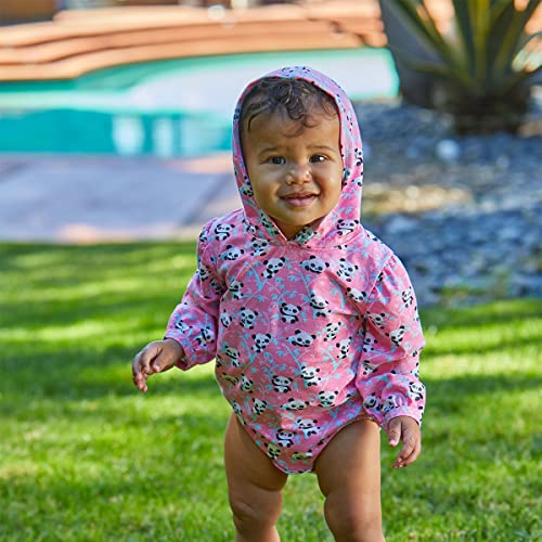 Image of UV SKINZ Baby Girl Hooded Sunzie, UPF 50+ Protection