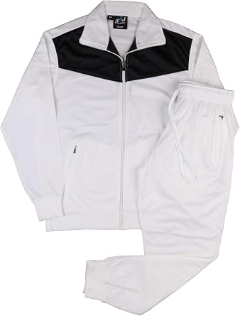 Fort MEN CLASSIC JOGGER ACTIVEWEAR 2TONE JOGGING RUNING GYM TRACKSUITE