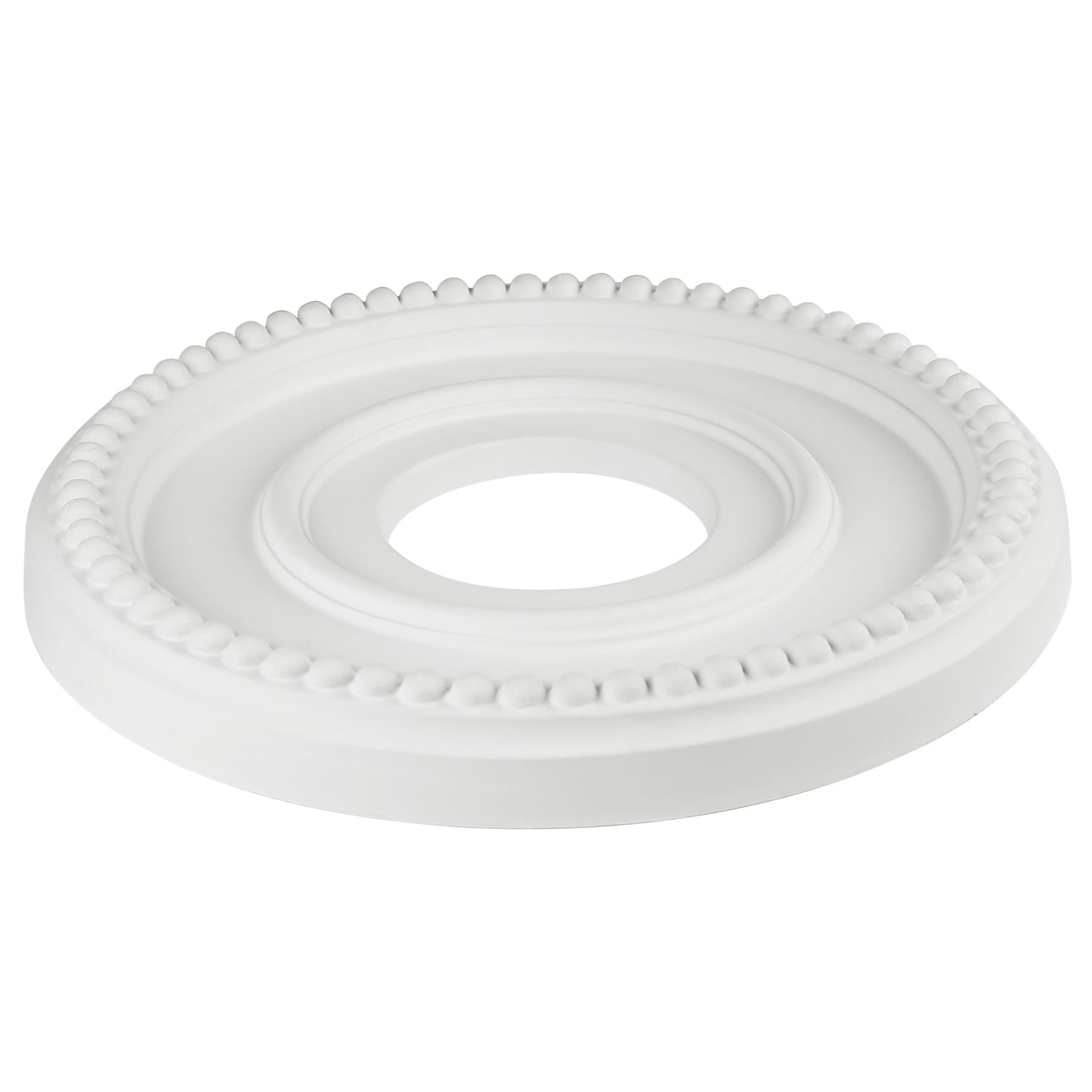 Ceiling Medallion 12-1/2" OD x 3-15/16" ID x 1-3/8"P, Ceiling Decorative Molded Round Ceiling Medallions for Chandeliers Home, White, 1 Pack — Amazon image 3