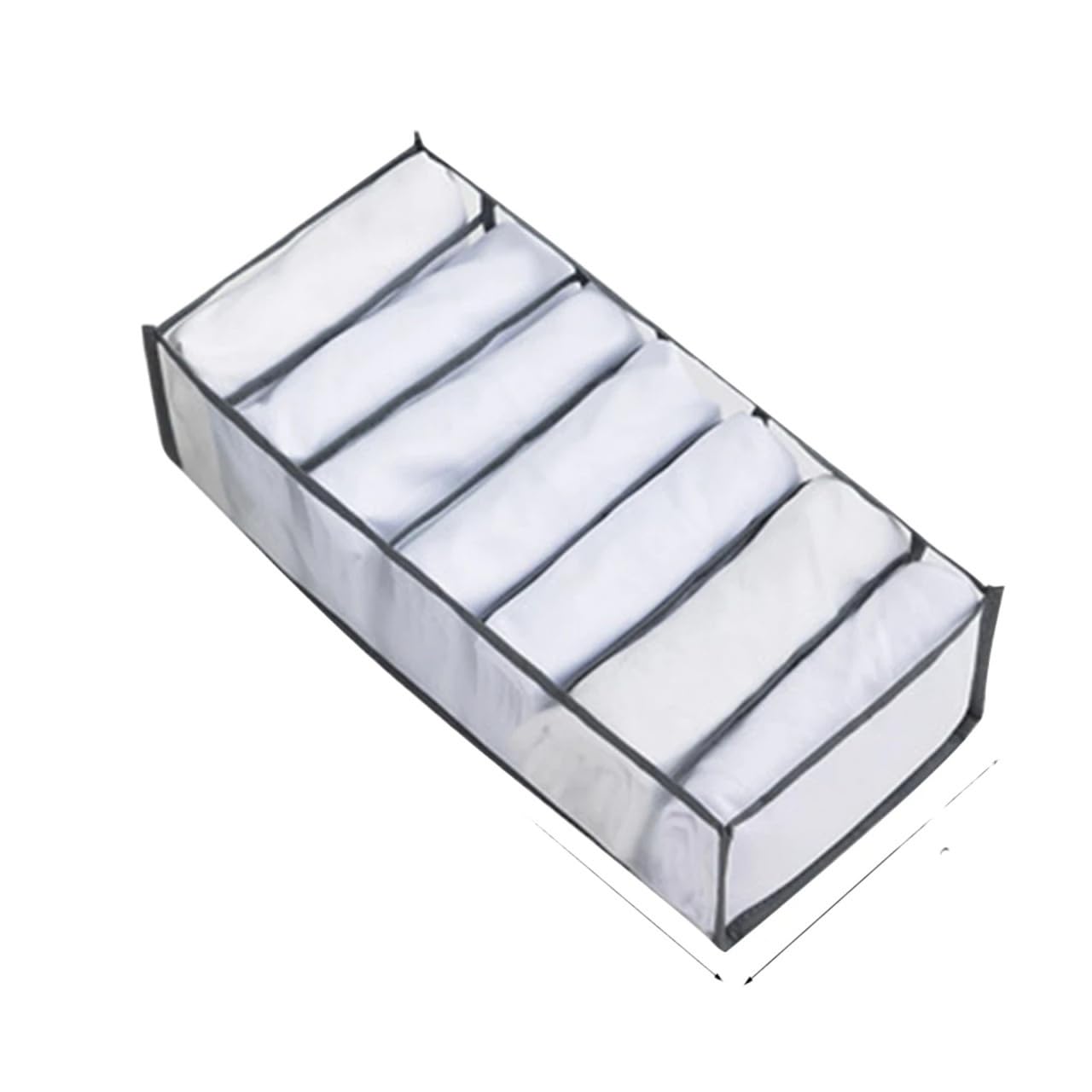 FVDZRFIE Sock Storage Box Fabric Underwear Bra Storage Box Sorting Panty Socks Compartment Drawer Organizer Home