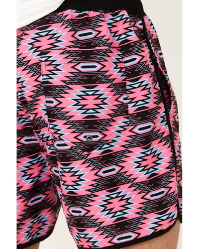 Rock & Roll Denim Men's Aztec Pink Swim Shorts4