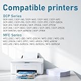 Tinnee LC980 LC1100 wkład kompatybilny z Brother LC1100 LC980 LC985, do Brother DCP 145C DCP-165C DCP-185C DCP-195C DCP-197C DCP-365C DCP-375CW DCP-385C DCP-395C DCP-533C 5c (5 Czarny (Black)