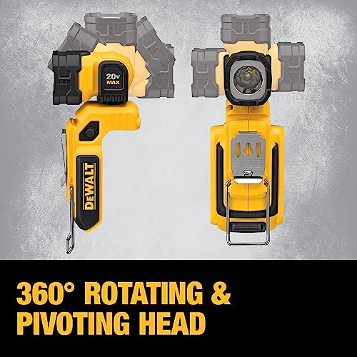 DEWALT Lanterna LED ProfissÍon-Litioal articulada 20V MAX* (Sem Carregador nem Bateria) DCL044