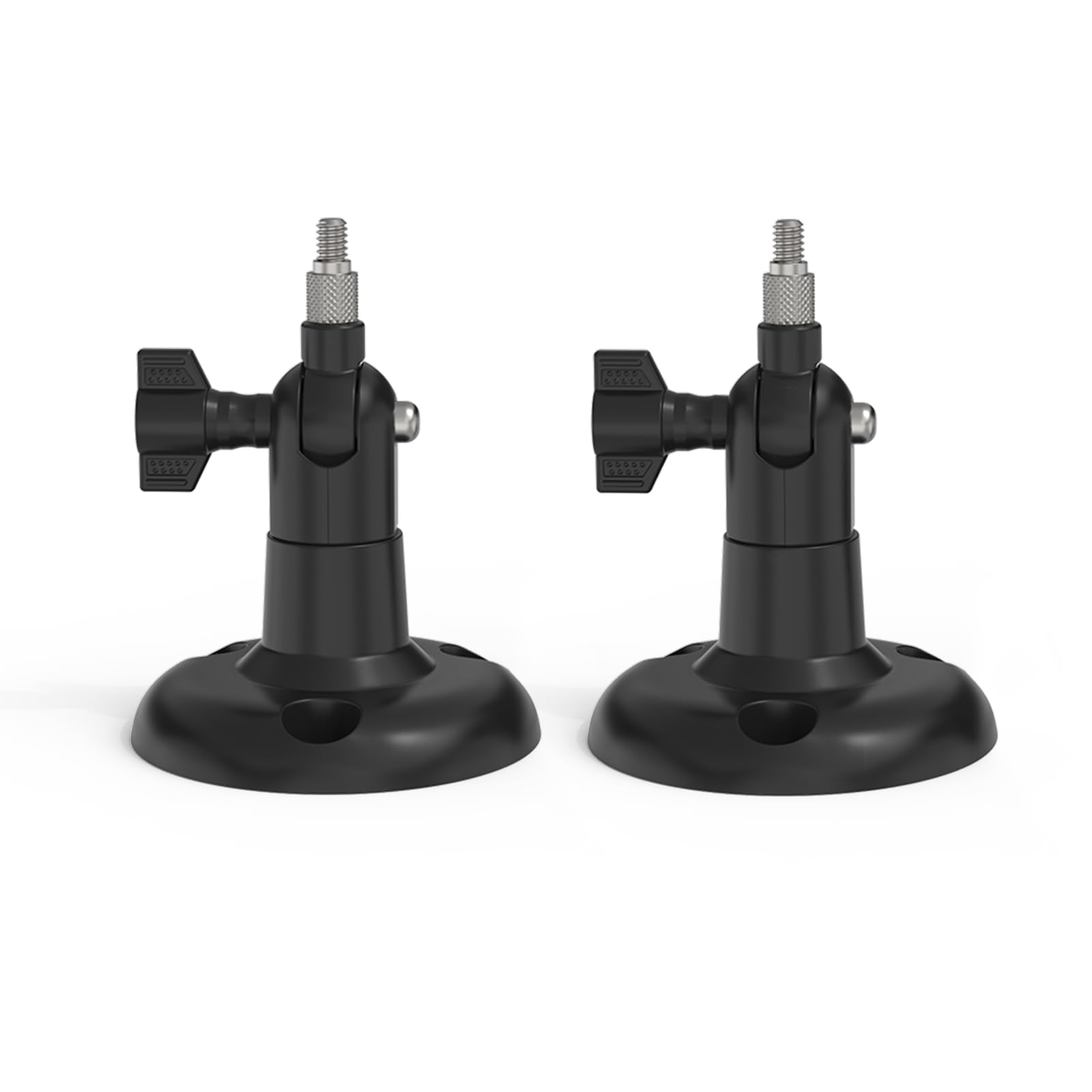 HOLACA Wall Mount Compatible with R ing Stick up cam Battery/Plug-in [Camera Not Included], 2 PCS Mount, Black