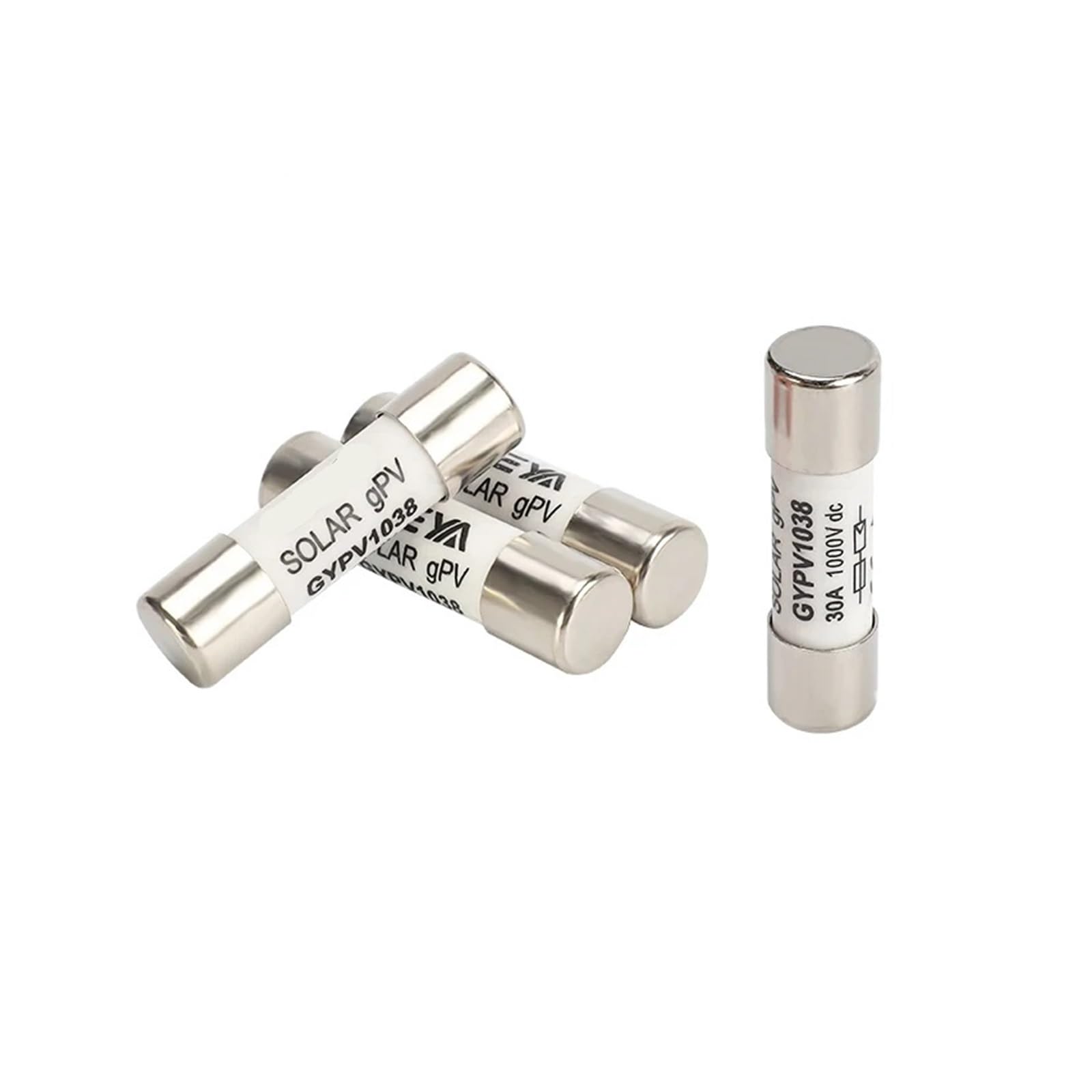 Fusible 1P avec porte-fusible 10x38mm pour protection électrique domestique