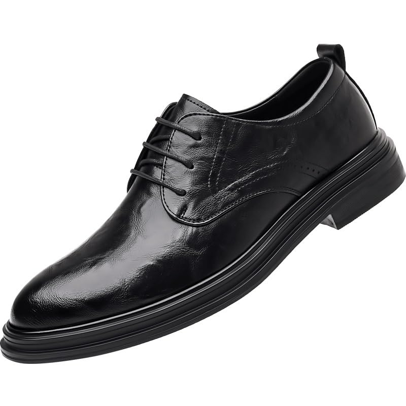 Sneaker Dress Shoes for Men Lace-up Comfortable Soft Mens Oxford Patent Leather Formal Business Oxford Dress Shoes