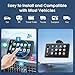 Carplay Screen for Car, 7'' Wireless CarPlay & Android Auto- Upgrade Portable Touchscreen with Bluetooth, Mirror Link, Voice Control, Hands-Free Calling Car Play Screen Stereo for All Vehicles