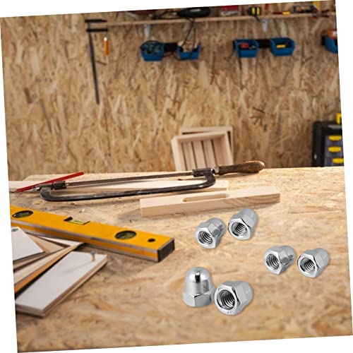 Uonlytech 50 Peças Parafusos De Aço Inoxidável Tampas De Extremidade De Parafuso Sextavado Tampa De