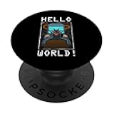 Hello World Coding PopSockets Swappable PopGrip