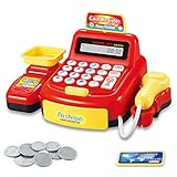 4. Lernen Sie spielerisch: Spielzeug kann Kinder dazu ermutigen, mit dieser praktischen Registrierkasse grundlegende mathematische und finanzielle Fähigkeiten zu erlernen. Wie man ihre Kommunikationsfähigkeiten berechnet und sogar entwickelt