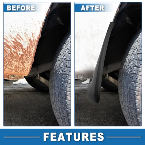 Image of Mud Flap Splash Guard with Mount Accessories Front & Rear Side Mud Guard for Dodge for Ram 1500 2019-2024 (Set of 4)