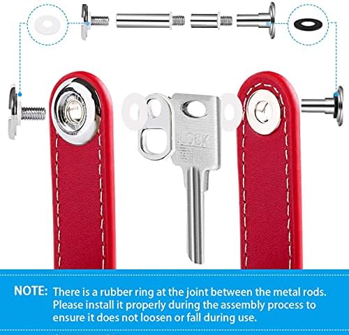 Portable Key Organizer Keychain | Holds 10-12 Keys, Gift Boxed - Image 3