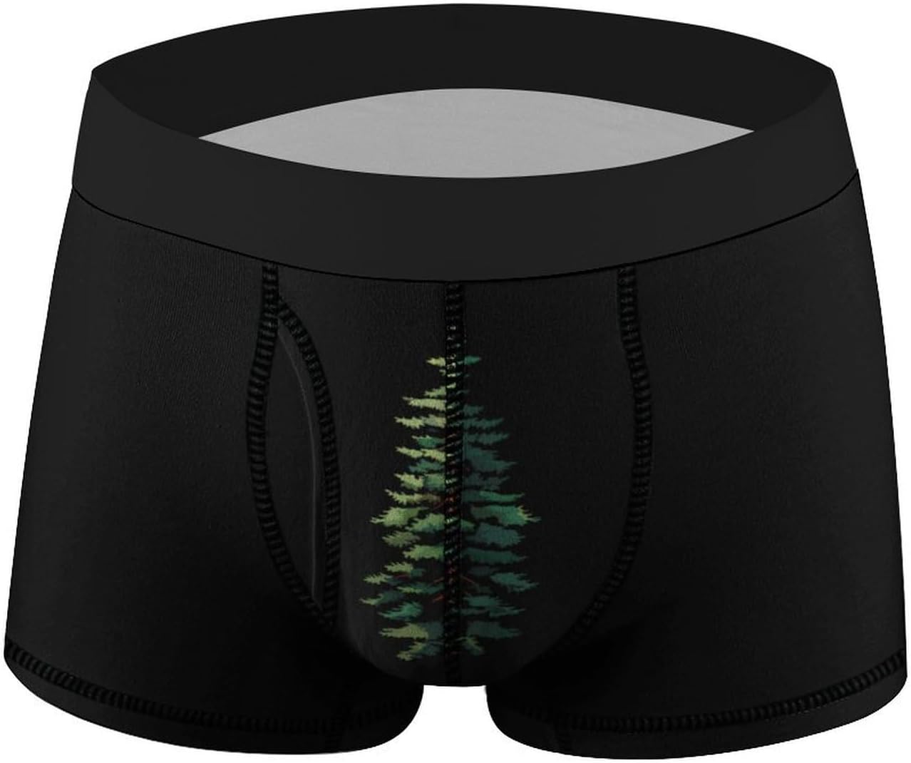 Redwood Tree Novelty Men's Trunks Soft Breathable Underwear Patterned Stretch Briefs