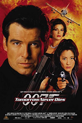 Movie Poster Tomorrow Never Dies Video 1 Sided Original 27x40 James Bond