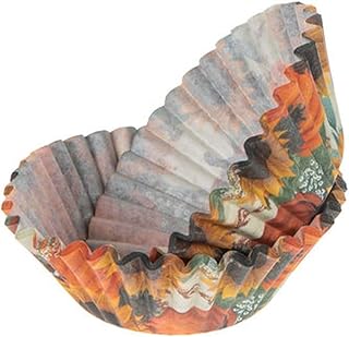 Sunflowers and Pumpkins Decorative Baking Cups - Patterned Paper Liners ...