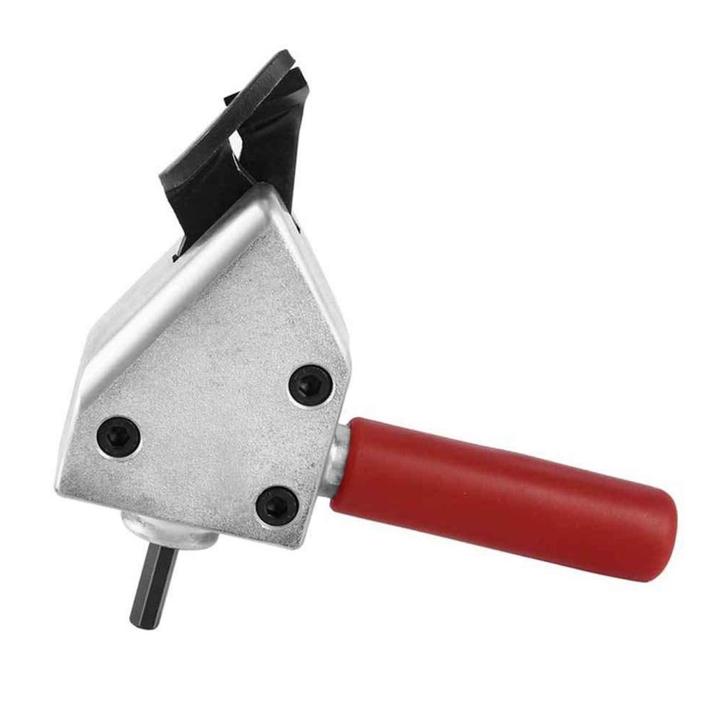 Taladros eléctricos Tijeras para hojalatero Tijeras de fijación de Acero dentado Accesorio de Corte Tijeras para Chapa metálica Cortadores