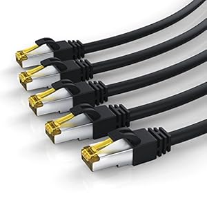 Primewire 5 x 0,25m CAT 7 Netzwerkkabel