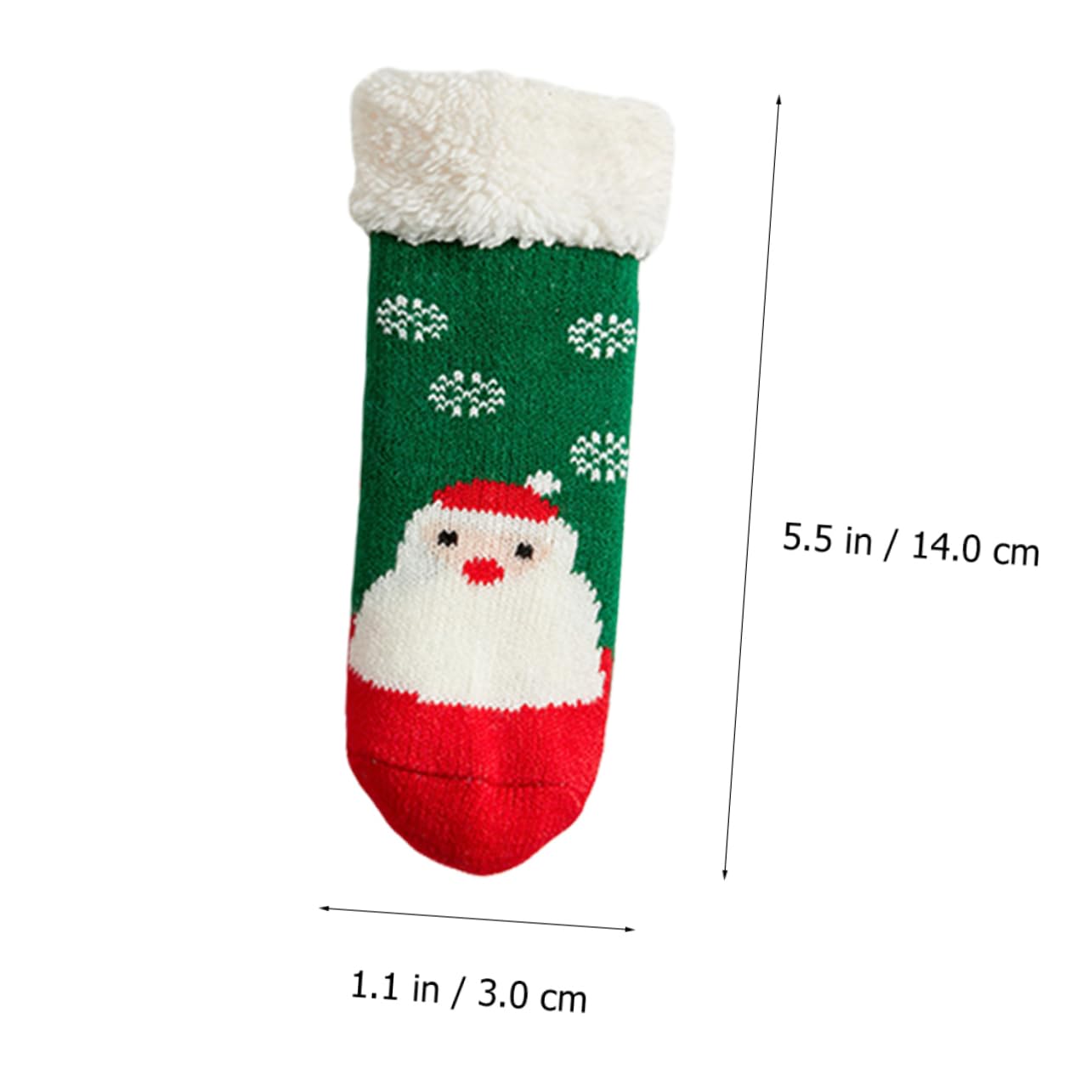 ABOOFAN 6 Paia Calzini Da Natalizi Calzini Di Cotone Per Bambini Di Babbo Natale Pupazzo Di Neve Bambino Tenere Caldo Sherpa Uomini e Donne Per Dormire