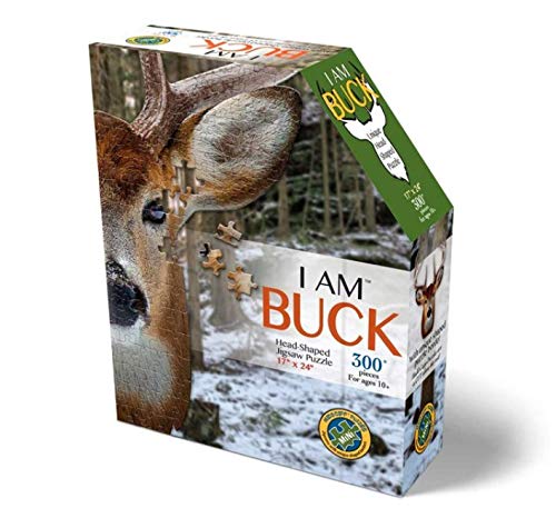 Madd Capp Puzzles - I AM Buck - Puzzle 300 Pièces - Forme Animal