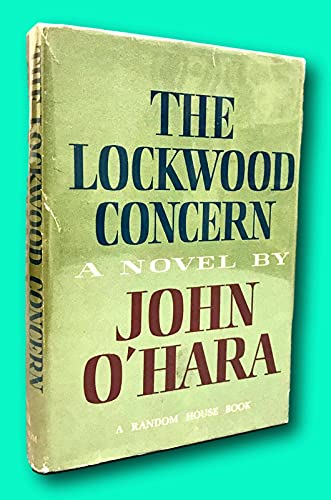 Rare First Edition John O Hara The Lockwood Con... B09DTQQ2G5 Book Cover