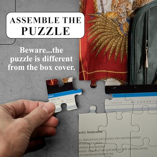 Rompecabezas clásico de misterio BePuzzled 'Grounds for Murder', 1000 piezas miniatura 5