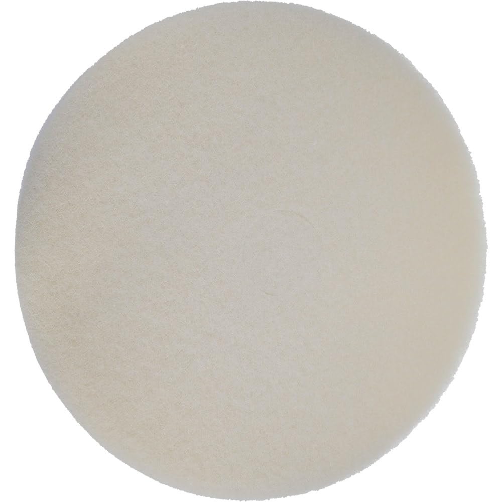 PRO SOURCE Floor Stripping Pads: 5 Pack, White Fine Polyester, 19" Diameter