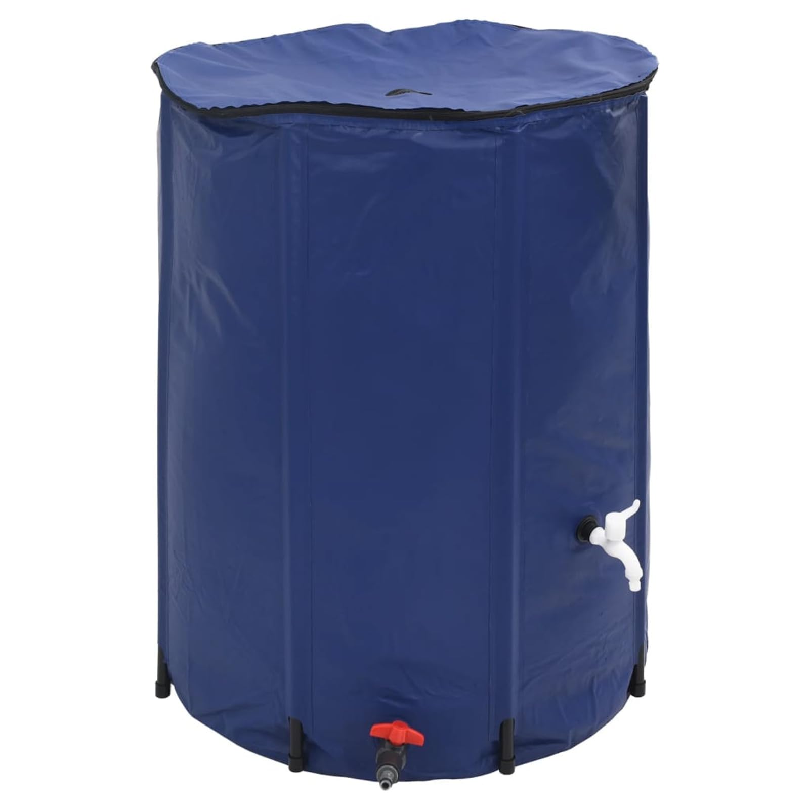 Serbatoio Acqua con Rubinetto Pieghevole 750 L in PVC,Bidone per la Raccolta dell'Acqua Piovana,Serbatoio Cisterna Raccolta Acqua-155993
