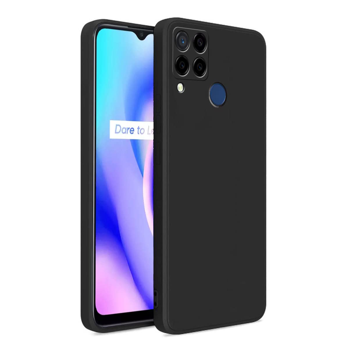 LIRAMARK Silicone Soft Back Cover Case for Realme C15 (Black) (B0BS65RTTV) Amazon Price History, Amazon Price Tracker