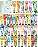 40 Pezzi Mini Crema Mani Idratante Regalo per Donna,Hand Cream per Mani Normali e Secche, Trattamento Quotidiano per le Mani,Set Regalo da Donna, Festa Della Mamma, Compleanno, Natale