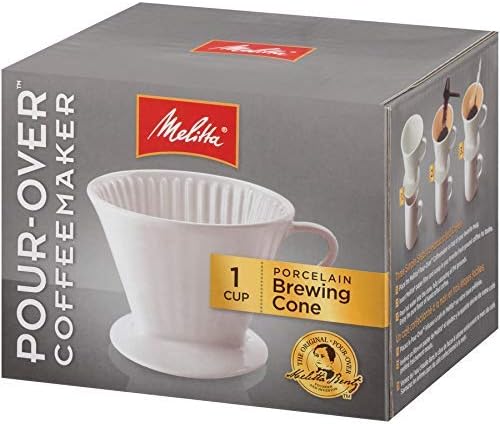 Melitta Porcelain #2 Cone Brewer, White