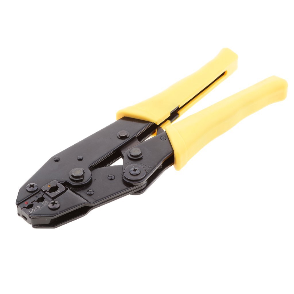 Crimper - Crimpatrice elettrica a cricchetto, pinza con cacciavite