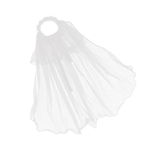 Lurrose Diadema de flores para niñas de primera comunión, velo de flores, corona de flores, diadema para boda, guirnalda floral, corona de comunión,