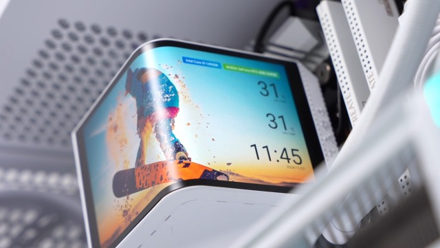 TRYX Panorama 360 ARGB White 360mm AIO 6.5'' AMOLED Curved Screen