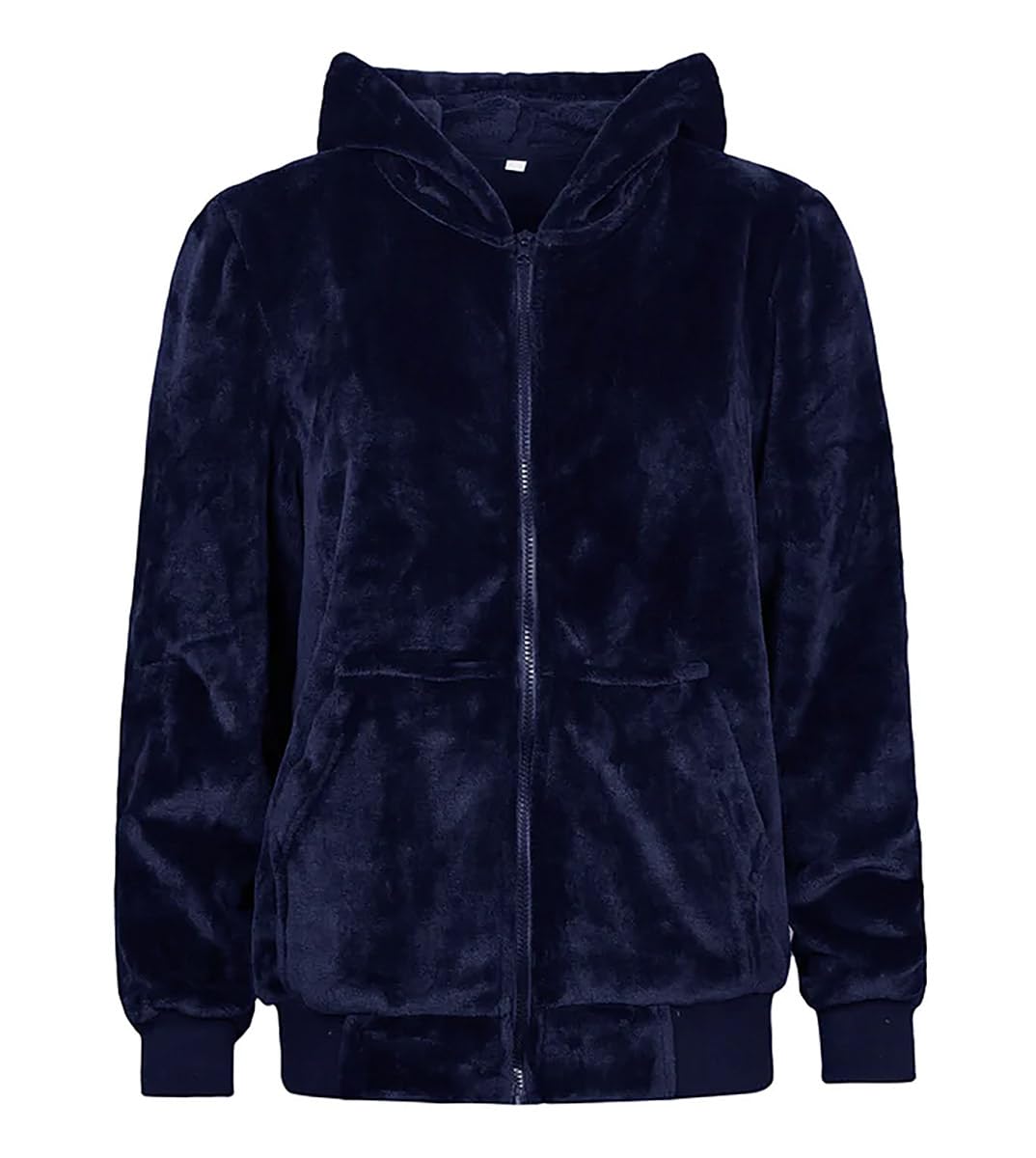 Heat Holders Warm Fleece Snoodie Hoodie For Women - Insulated Winter Sweatshirt Blanket - Navy / M