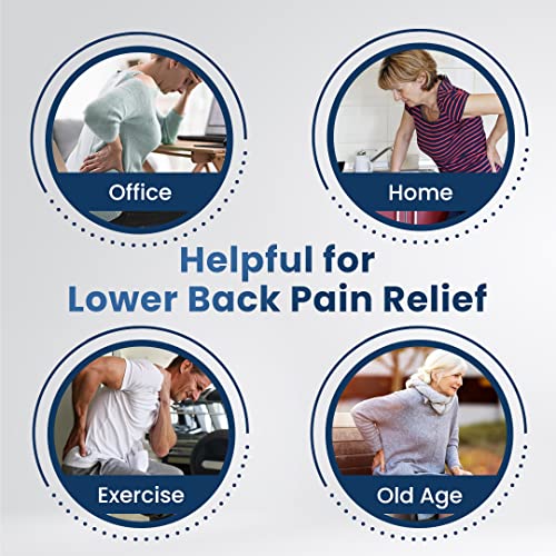 Image of Dr Trust USA Lumbar Support Belt for Back Pain Relief, Orthopedic Adjustable Lumbo sacral Spine Strain Belt For Backache, Posture Corrector, Waist, Lower Back Support For Men /Women -329 (M)