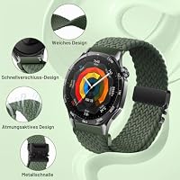 SeNool 22mm Nylon Armband für Xiaomi Watch S5 46mm/Watch 5/S4 47mm/S3/S1 – Ansicht 2